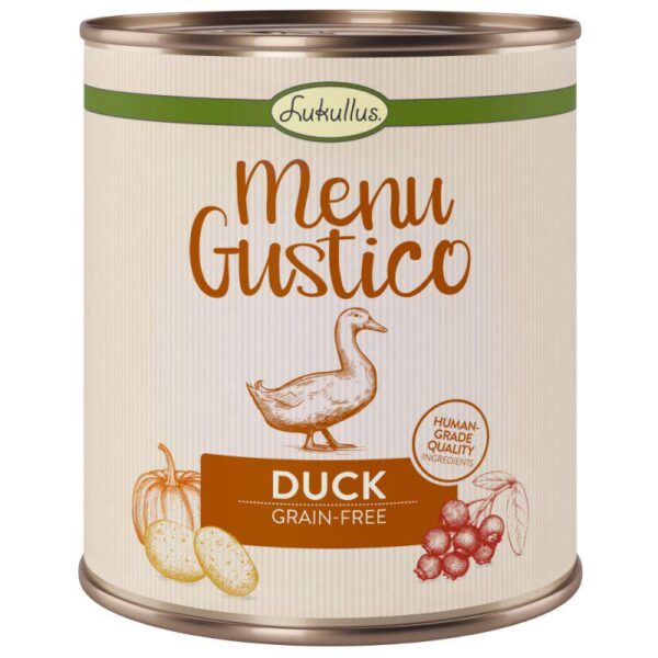 Lukullus Menu Gustico Duck - Grain-free-Alifant Food Supplier