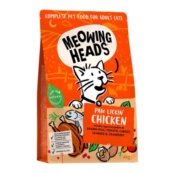 Meowing Heads Paw Lickin' - Chicken-Alifant Food Supply