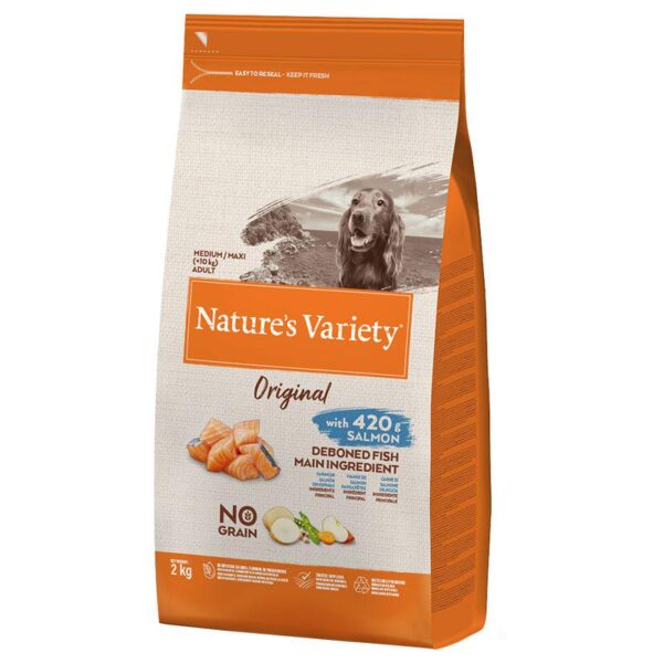Nature's Variety Original No Grain Medium Adult - Salmon-Alifant Food Supplier