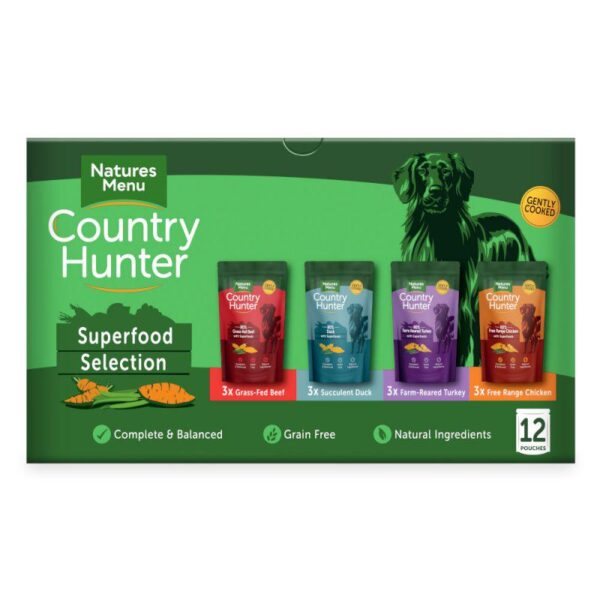 Natures Menu Country Hunter Superfood Selection Dog Pouches