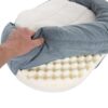 Oval Memory Foam Dog Bed - Grey-Alifant Food Supplier