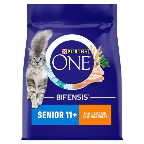 PURINA ONE Senior 11+ Chicken & Whole Grains Dry Cat Food-Alifant Food Supplier