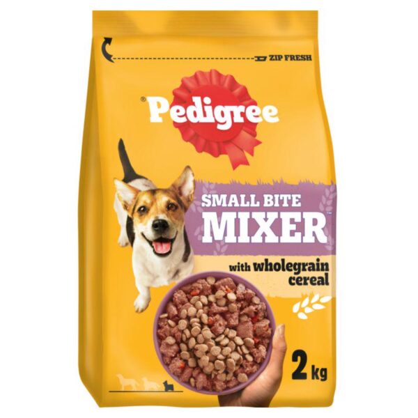 Pedigree Mixer Small Bite with Wholegrain Cereals-Alifant Fod Supplier