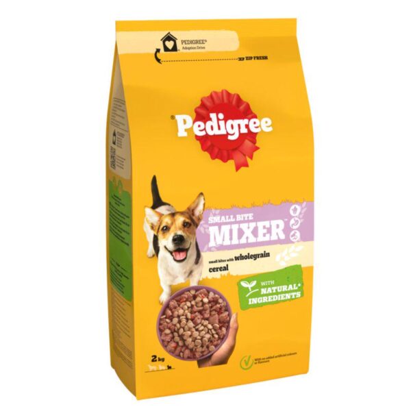 Pedigree Mixer Small Bite with Wholegrain Cereals-Alifant Fod Supplier