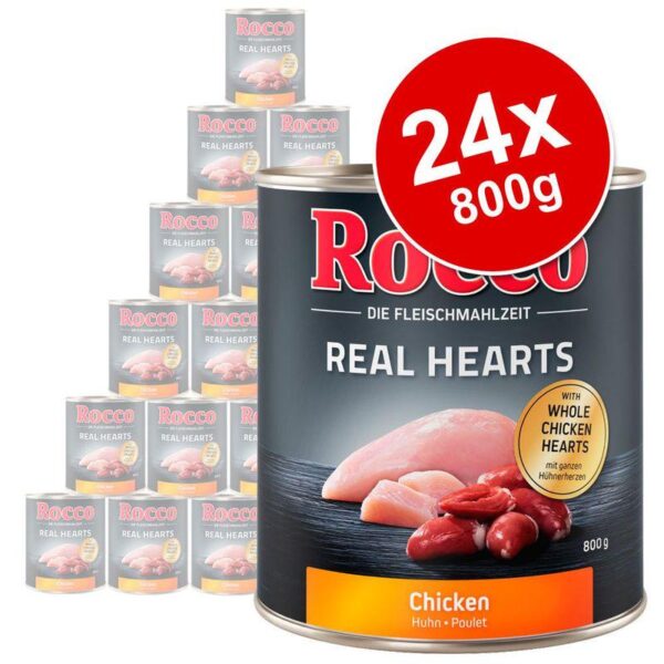 Rocco Real Hearts Saver Pack 24 x 800g-Alifant food Supply