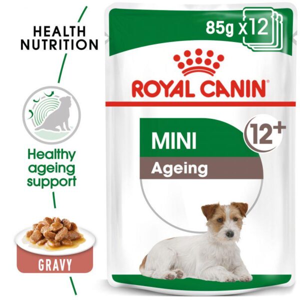 Royal Canin Mini Ageing 12+ in Gravy-Alifant Food Supplier