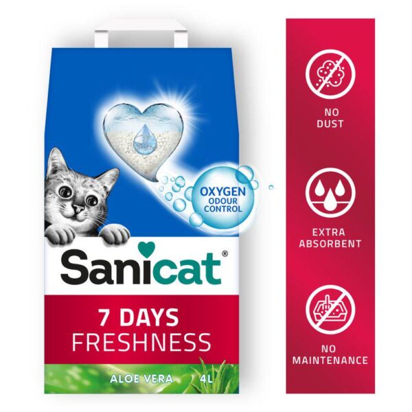 Sanicat 7 Days Freshness Aloe Vera Cat Litter-Alifant Food Supply