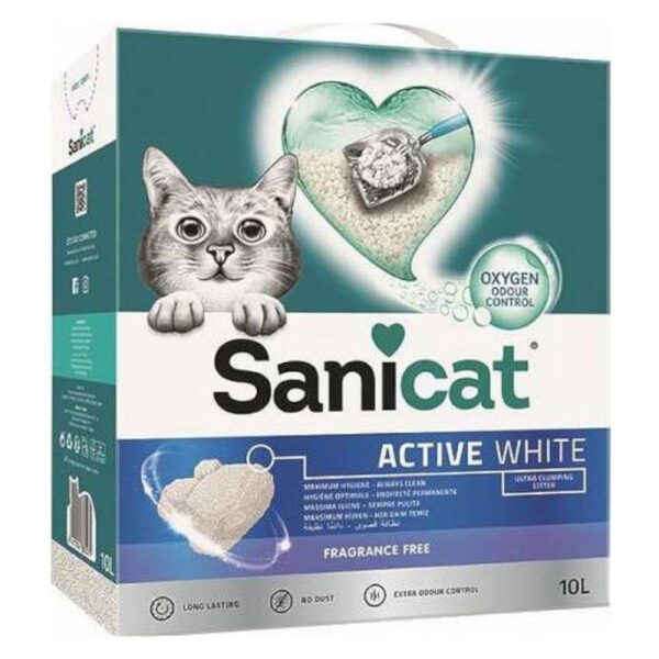 Sanicat Active White Clumping Cat Litter-Alifant Food Supply
