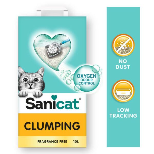 Sanicat Fragrance Free Clumping Cat Litter-Alifant Food Supply