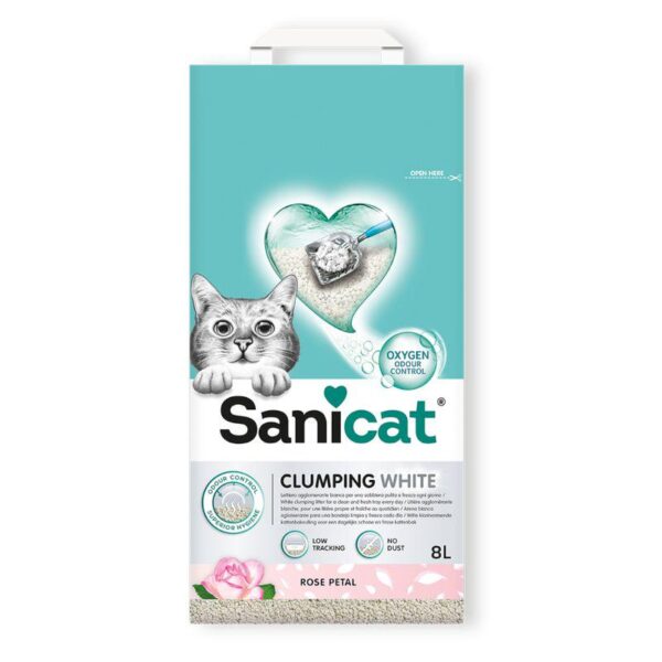 Sanicat White Rose Clumping Cat Litter-Alifant supplier