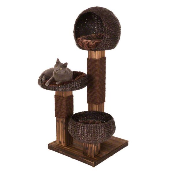 Scorched Wood Cat Tree-Alifant Food Supply