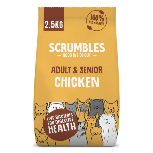 Scrumbles Adult and Senior Chicken Dry Cat Food-Alifant Food Supply