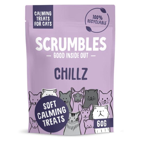 Scrumbles Chillz Calming Cat Treats-Alifant Food Supply