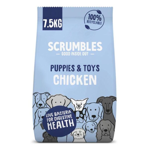 Scrumbles Puppies & Toys Chicken Dry Dog Food-Alifant Food Supplier