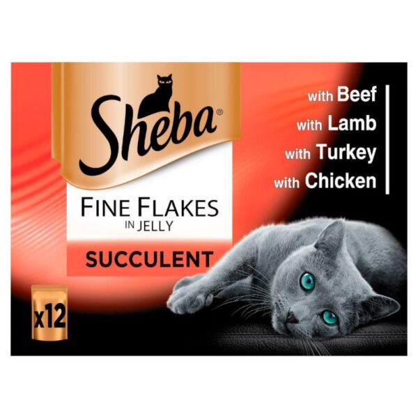 Sheba Pouches Fine Flakes 48 x 85g-Alifant Food Supplier