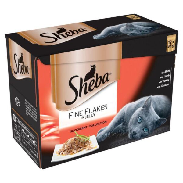 Sheba Pouches Fine Flakes 48 x 85g-Alifant Food Supplier