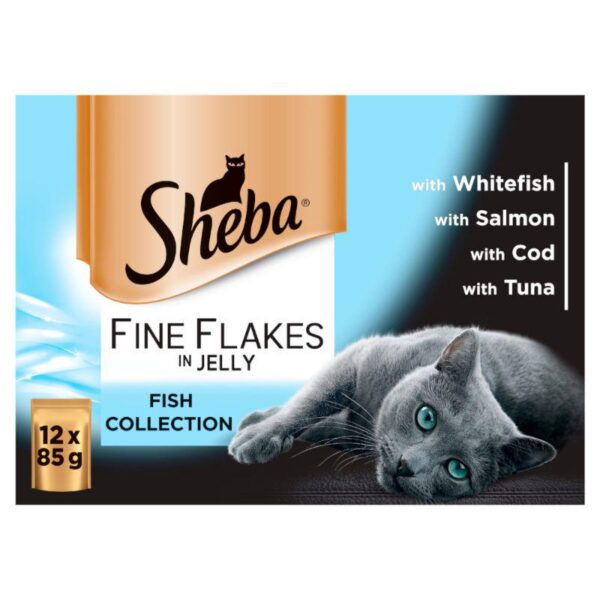 Sheba Pouches Fine Flakes 48 x 85g-Alifant Food Supplier