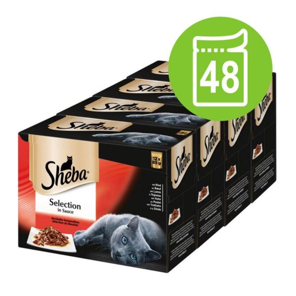 Sheba Pouches Select Slices 48 x 85g-Alifant Food Supply