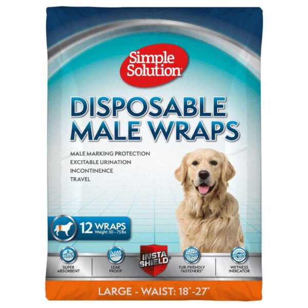 Simple Solution Disposable Diaper for Male Dogs-Alifant Food Supplier