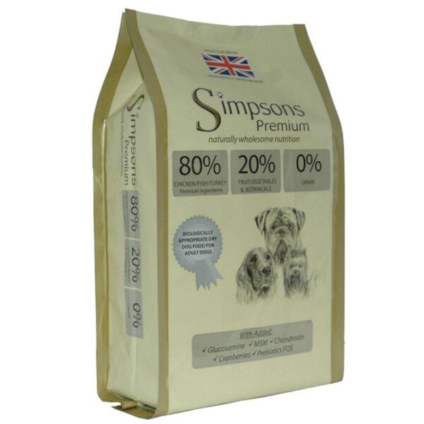 Simpsons Premium 80/20 Adult Dog - Mixed Meat & Fish-Alifant Food Supplier