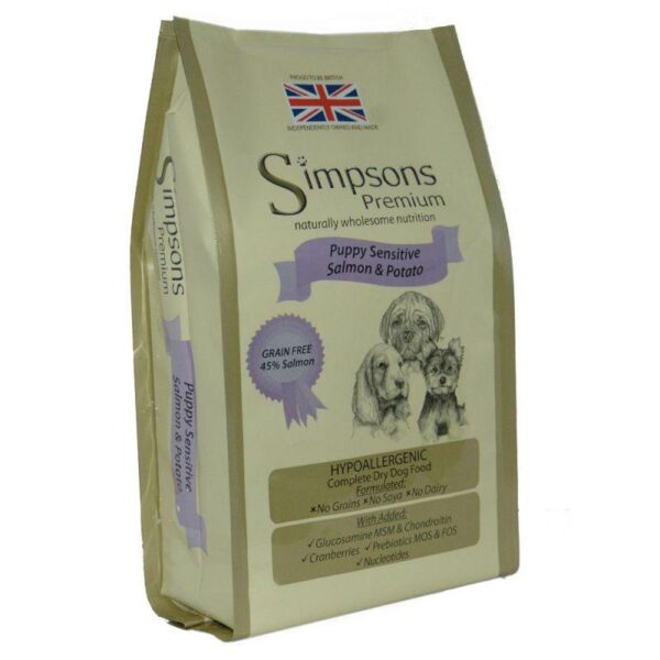 Simpsons Premium Sensitive Puppy - Salmon and Potato-Alifant Food Supply