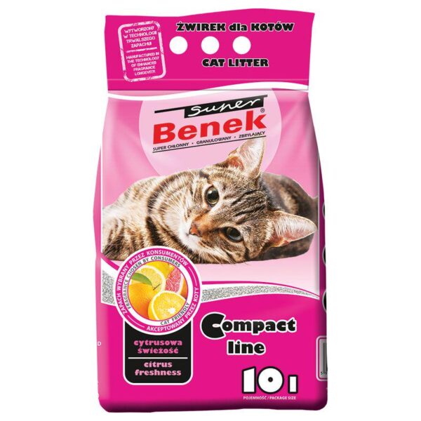 Super Benek Compact Citrus Freshness Cat Litter-Alifant Food Supply