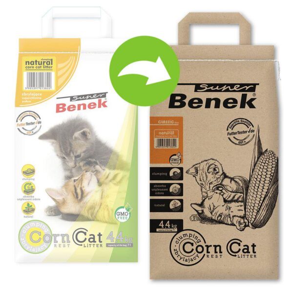 Super Benek Corn Cat Natural Clumping Litter-Alifant Food Supply