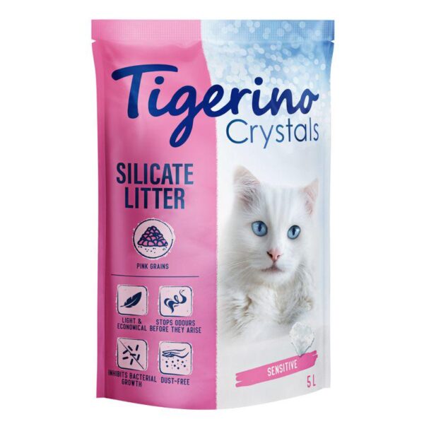 ​​​​​​​Tigerino Crystals Cat Litter Colourful – Sensitive (Unscented)-Alifant Food Supply