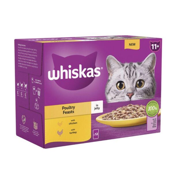 Whiskas 11+ Senior Pouches in Jelly-Alifant Food Supplier