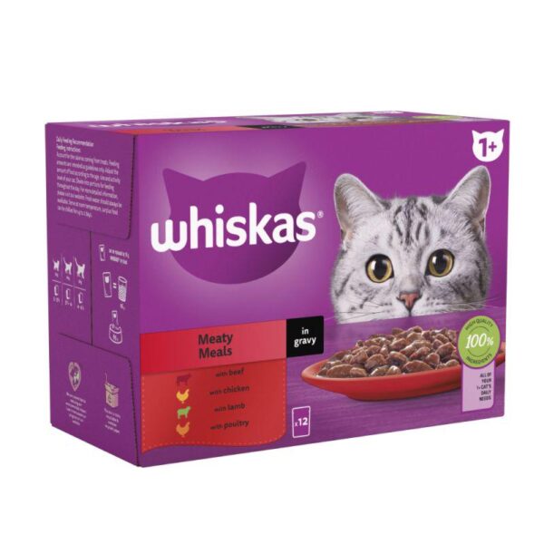 Whiskas 1+ Meaty Meals in Gravy-Alifant Food Supply