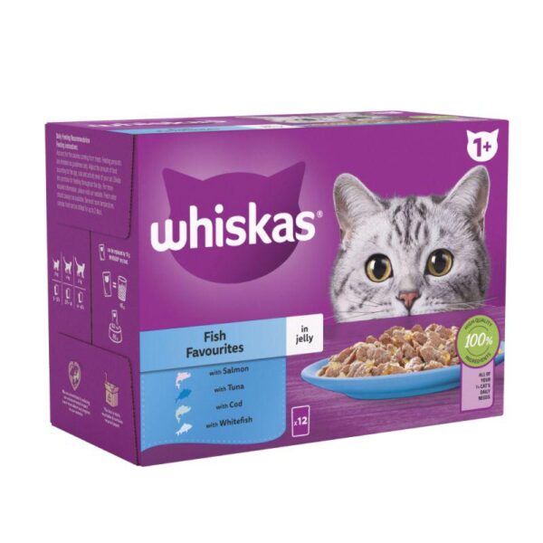 Whiskas 1+ Pouches Mega Pack 96 x 85g-Alifant Food Supplier