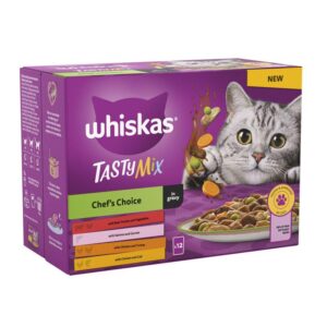 Whiskas 1+ Tasty Mix Chef's Choice in Gravy-Alifant Food Supply