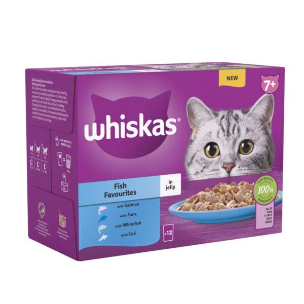 Whiskas 7+ Senior Pouches in Jelly-Alifant Food Supplier