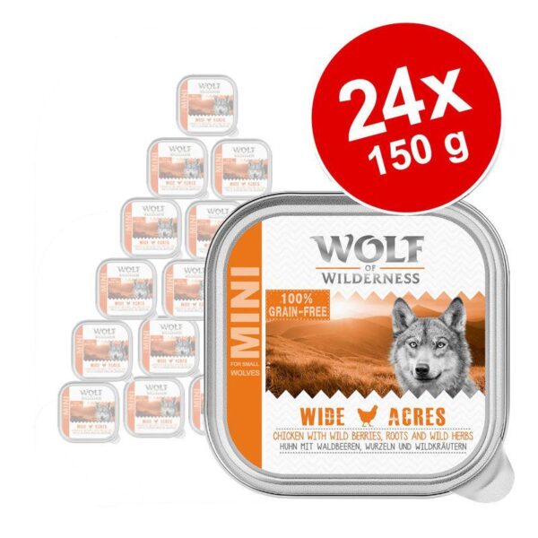 Wolf of Wilderness Adult Saver Pack 24 x 150g-Alifant food Supply
