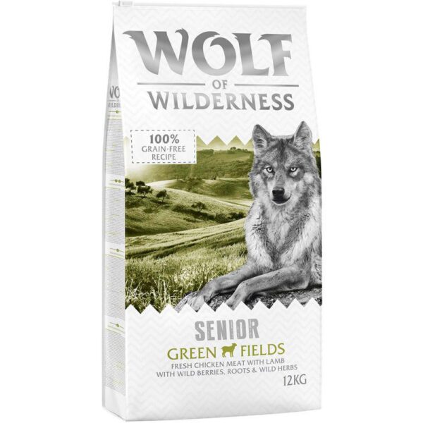 Wolf of Wilderness Senior "Green Fields" Lamb - Grain-Free-Alifant Food Supplier