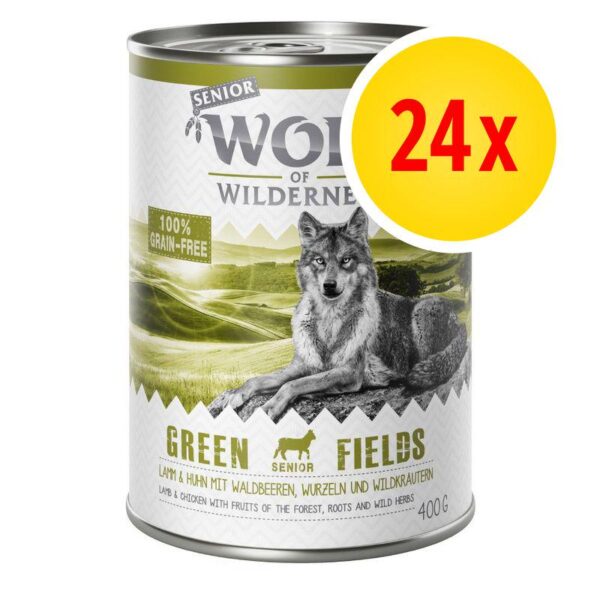 Wolf of Wilderness Senior Multibuy 24 x 400g-Alifant Food Supply