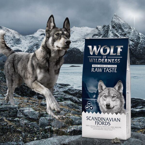 Wolf of Wilderness "Scandinavian Fjords" - with Reindeer, Chicken & Salmon-Alifant Food Supplier