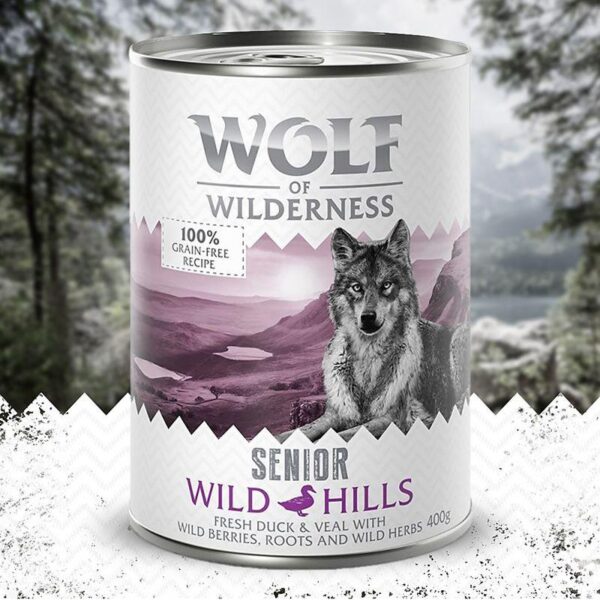 Wolf of Wilderness Senior 6 x 400g-Alifant food Supply