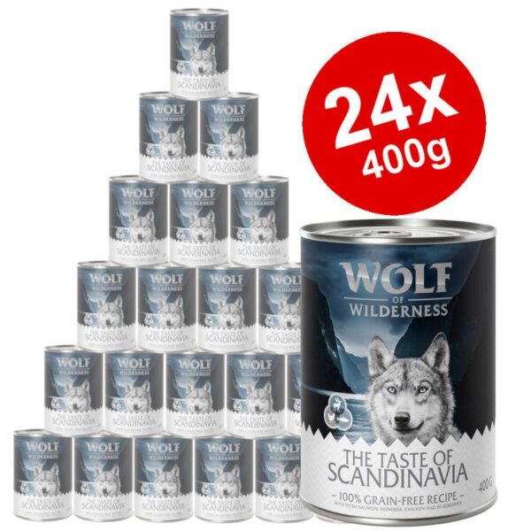 Wolf of Wilderness "The Taste of" Saver Pack 24 x 400g-Alifant Food Supply