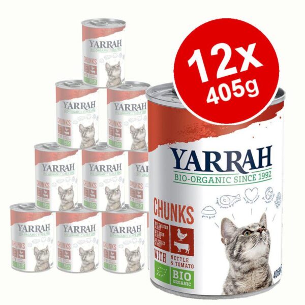 Yarrah Organic Chunks Saver Pack 12 x 405g-Alifant Food Supply