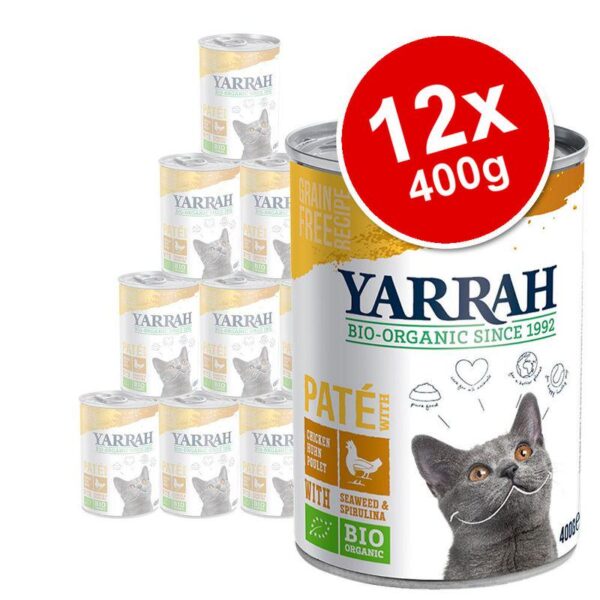 Yarrah Organic Pâté Saver Pack 12 x 400g-Alifant Food Supply