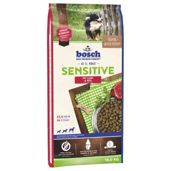 bosch Sensitive Lamb and Rice Dry Dog Food-Alifant food Supply