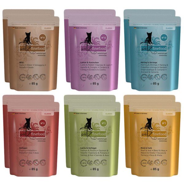 catz finefood Mixed Pack Pouches-Alifant Food Supplier