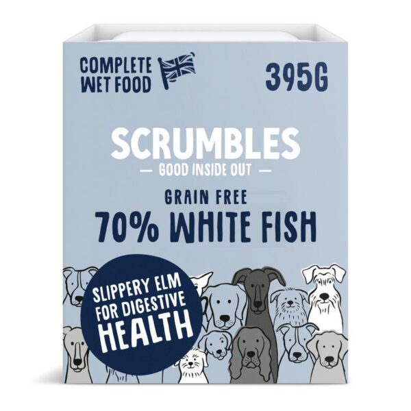 Scrumbles Grain Free White Fish Wet Dog Food-Alifant Food Supply